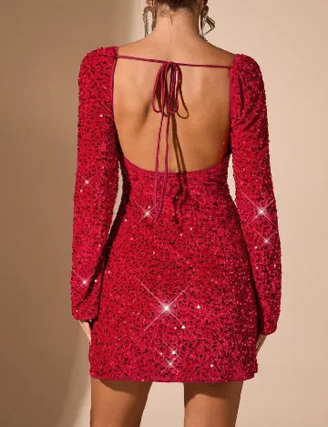 Rochie scurta SHEIN, rosu