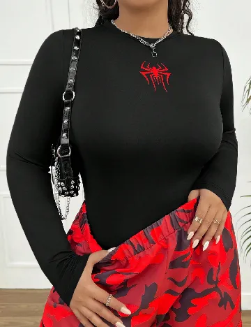 Bluza SHEIN CURVE, negru