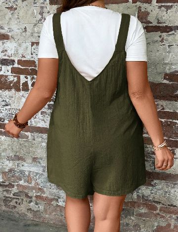 Salopeta SHEIN CURVE, verde