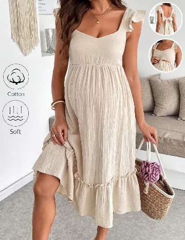 Rochie medie SHEIN Maternity, negru