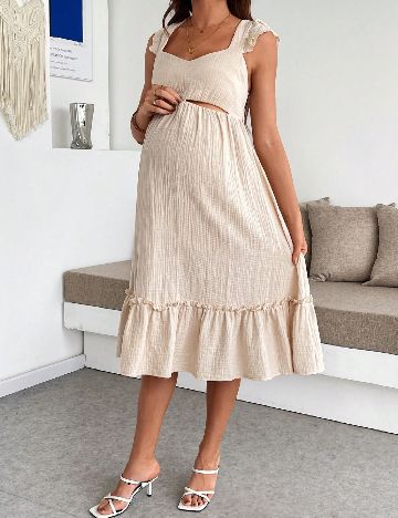 Rochie medie SHEIN Maternity, negru