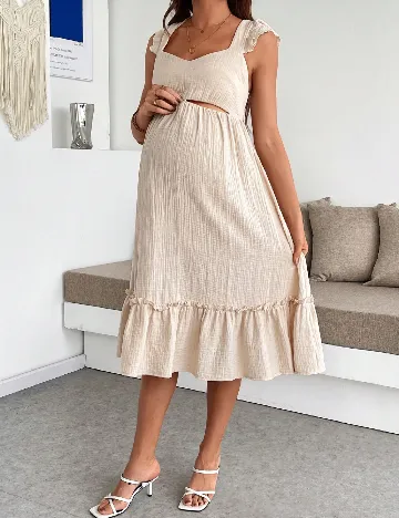 Rochie medie SHEIN Maternity, negru