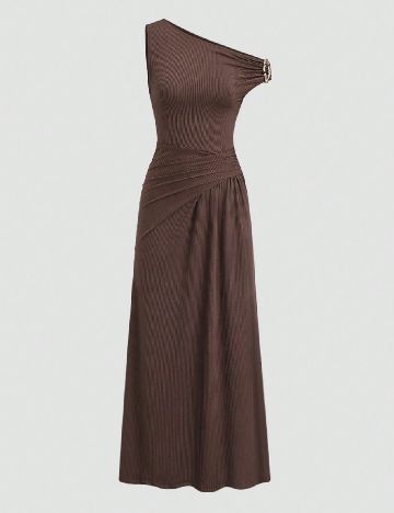 Rochie lunga SHEIN, maro