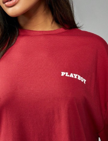 Tricou Oversize Missguided, rosu