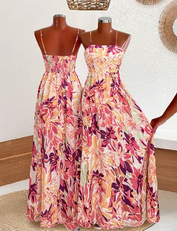 Rochie lunga SHEIN CURVE, mix culori