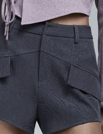 Pantaloni scurti SHEIN, gri