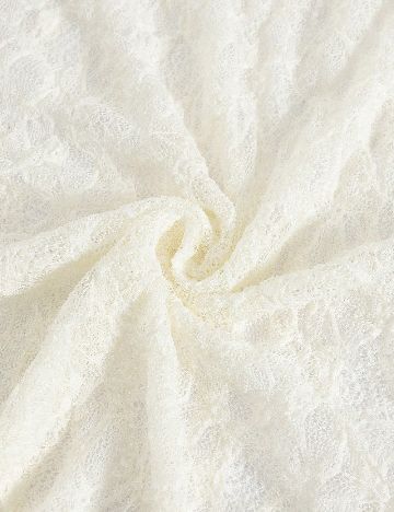 Fusta de plaja SHEIN, crem