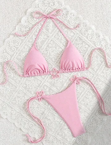 Costum de baie SHEIN, roz