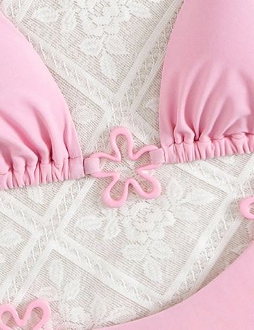 Costum de baie SHEIN, roz