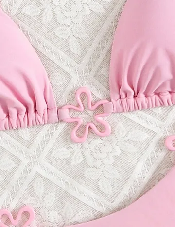 Costum de baie SHEIN, roz