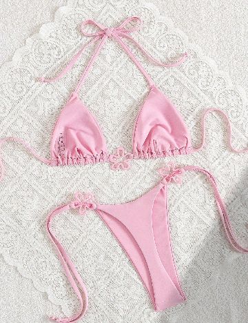 Costum de baie SHEIN, roz