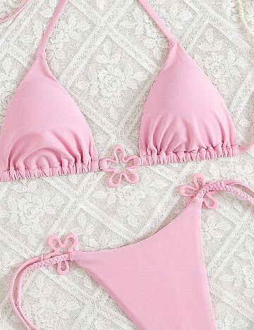 Costum de baie SHEIN, roz