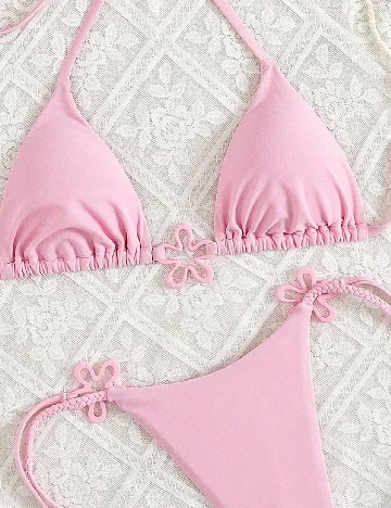 Costum de baie SHEIN, roz