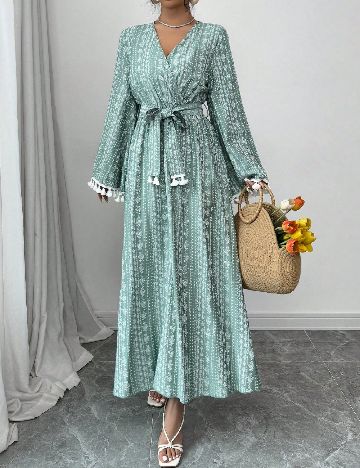 Rochie lunga SHEIN, verde