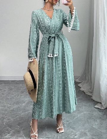 Rochie lunga SHEIN, verde