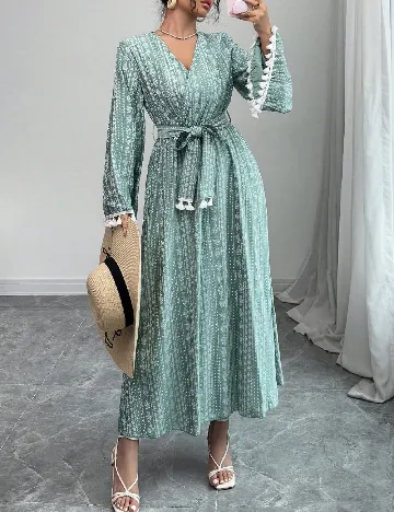 Rochie lunga SHEIN, verde