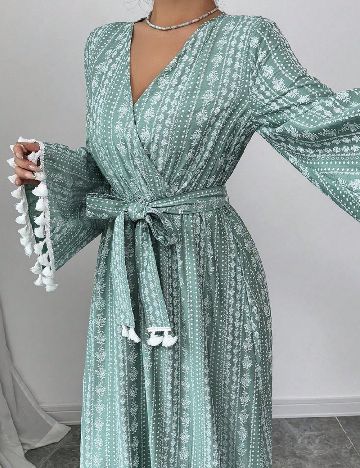 Rochie lunga SHEIN, verde