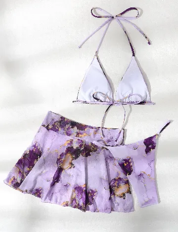 Costum de baie SHEIN, mov