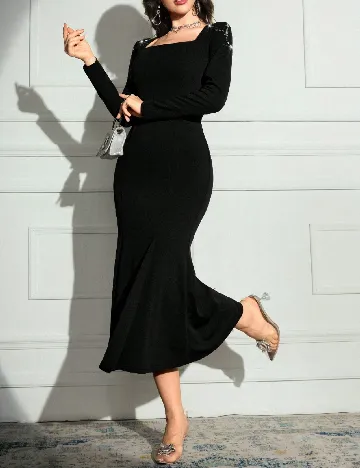 Rochie medie SHEIN, negru