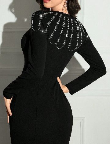 Rochie medie SHEIN, negru