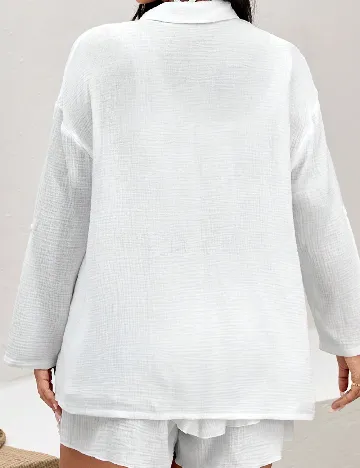 Compleu SHEIN CURVE, alb