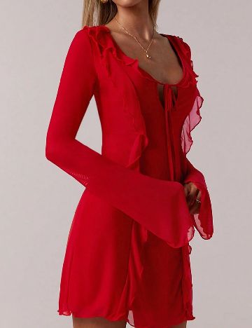 Rochie scurta Forever 21, rosu