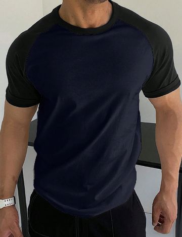 Tricou SHEIN, bleumarin