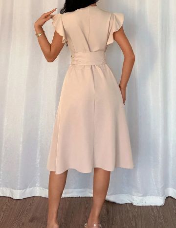 Rochie scurta SHEIN, crem