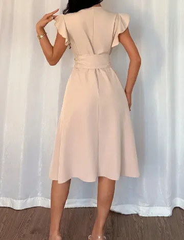 Rochie scurta SHEIN, crem