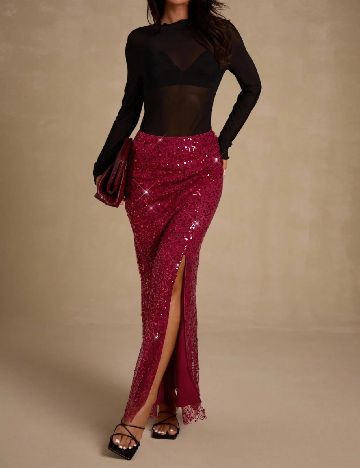 Fusta SHEIN, visiniu