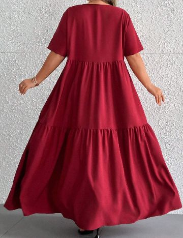 Rochie lunga SHEIN CURVE, roz