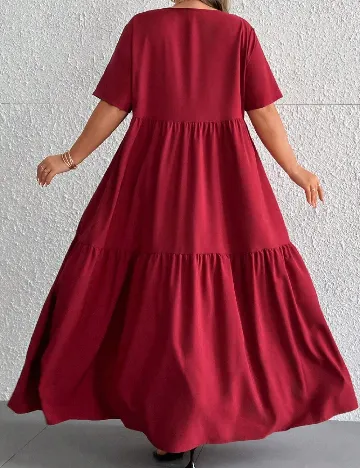 Rochie lunga SHEIN CURVE, roz