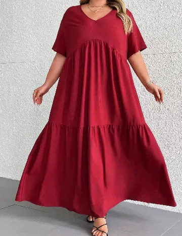 Rochie lunga SHEIN CURVE, roz