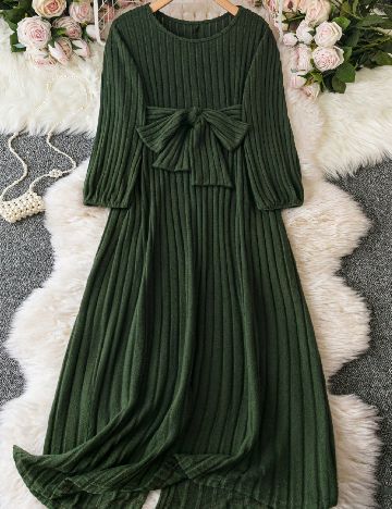 Rochie lunga SHEIN CURVE, verde