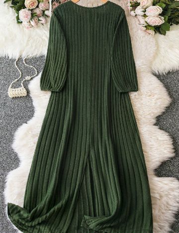 Rochie lunga SHEIN CURVE, verde