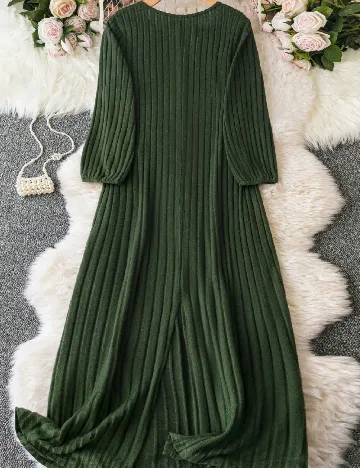 Rochie lunga SHEIN CURVE, verde