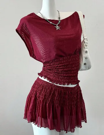 Compleu SHEIN, visiniu