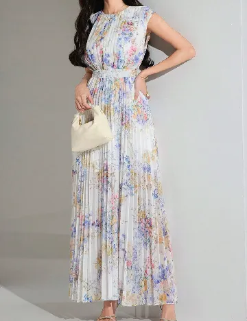 Rochie lunga SHEIN, floral print