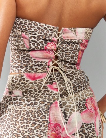 Top Missguided, animal print