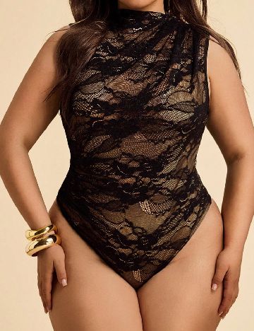 Body SHEIN CURVE, negru