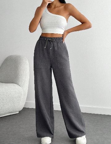 Pantaloni SHEIN, gri