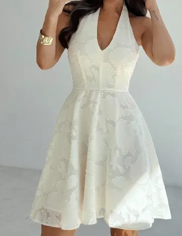 Rochie scurta SHEIN, ecru