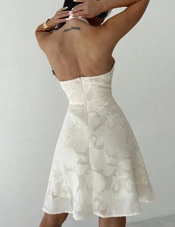 Rochie scurta SHEIN, ecru