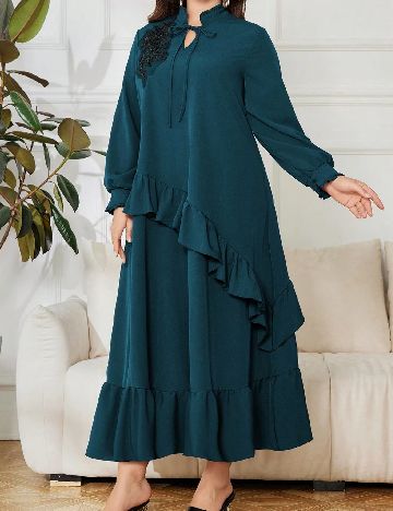 Rochie lunga SHEIN CURVE, albastru