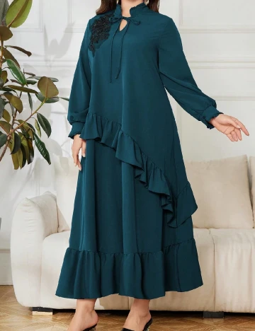 Rochie lunga SHEIN CURVE, albastru