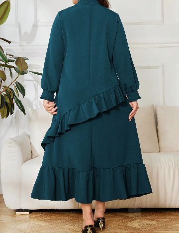 Rochie lunga SHEIN CURVE, albastru