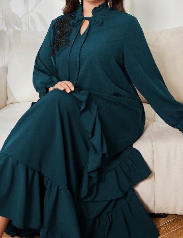 Rochie lunga SHEIN CURVE, albastru