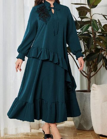 Rochie lunga SHEIN CURVE, albastru