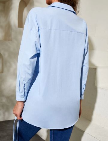 Camasa SHEIN, albastru