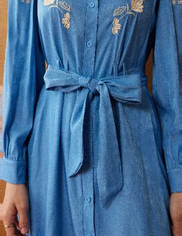 Rochie medie SHEIN, albastru